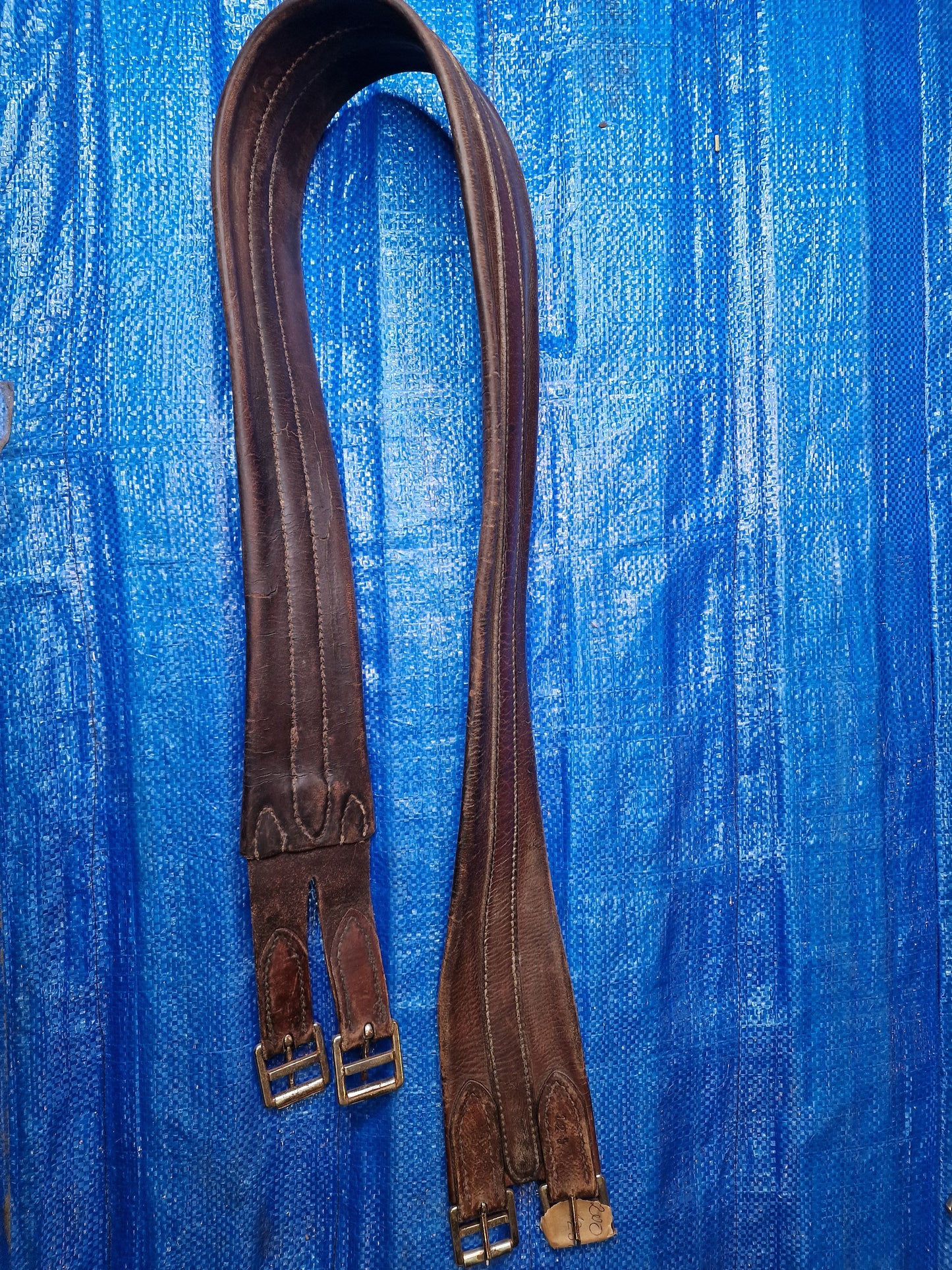 Popręg 125 cm skórzany