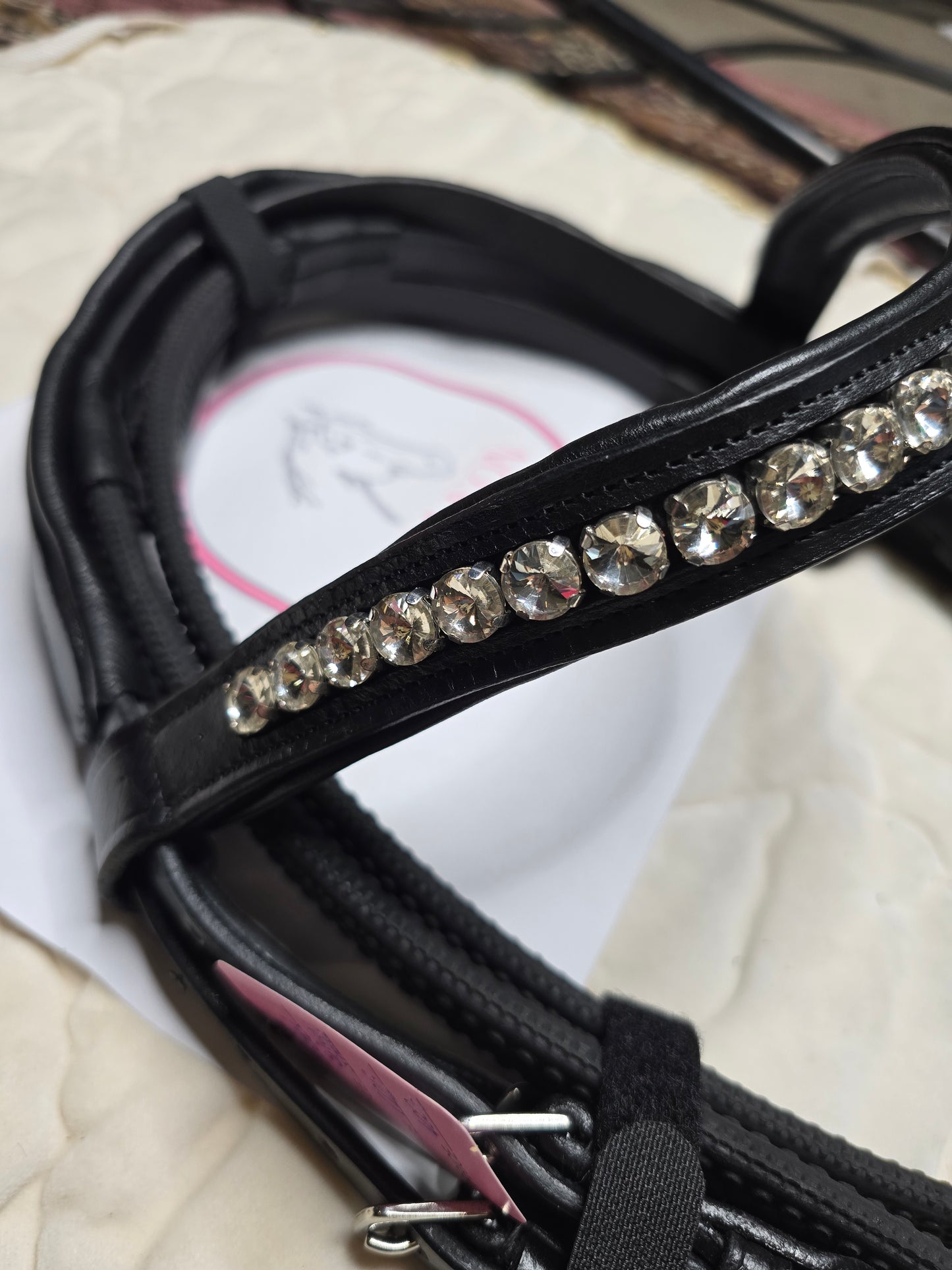 Ogłowie SILVER SNAKE Lum-Kon Anatomiczne Cob