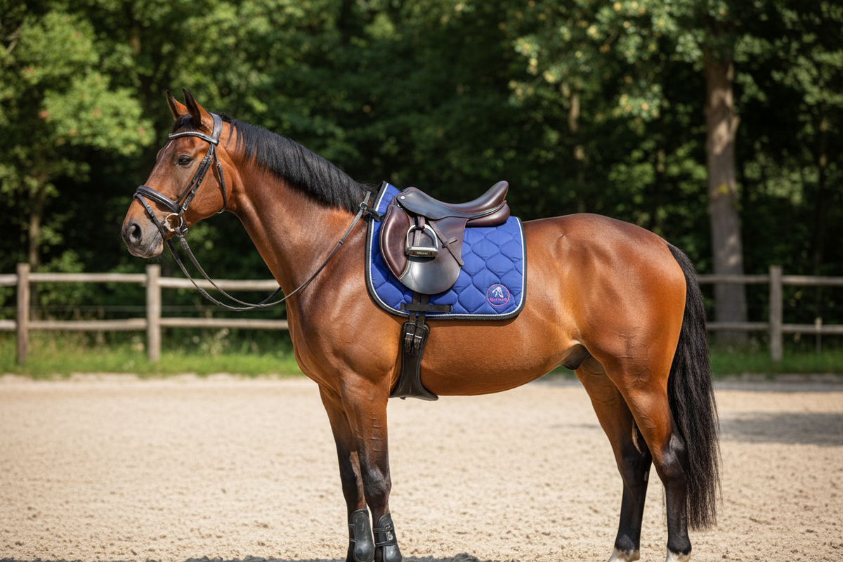 Czaprak ujeżdżeniowy Rhombus Sport Imperial Azure