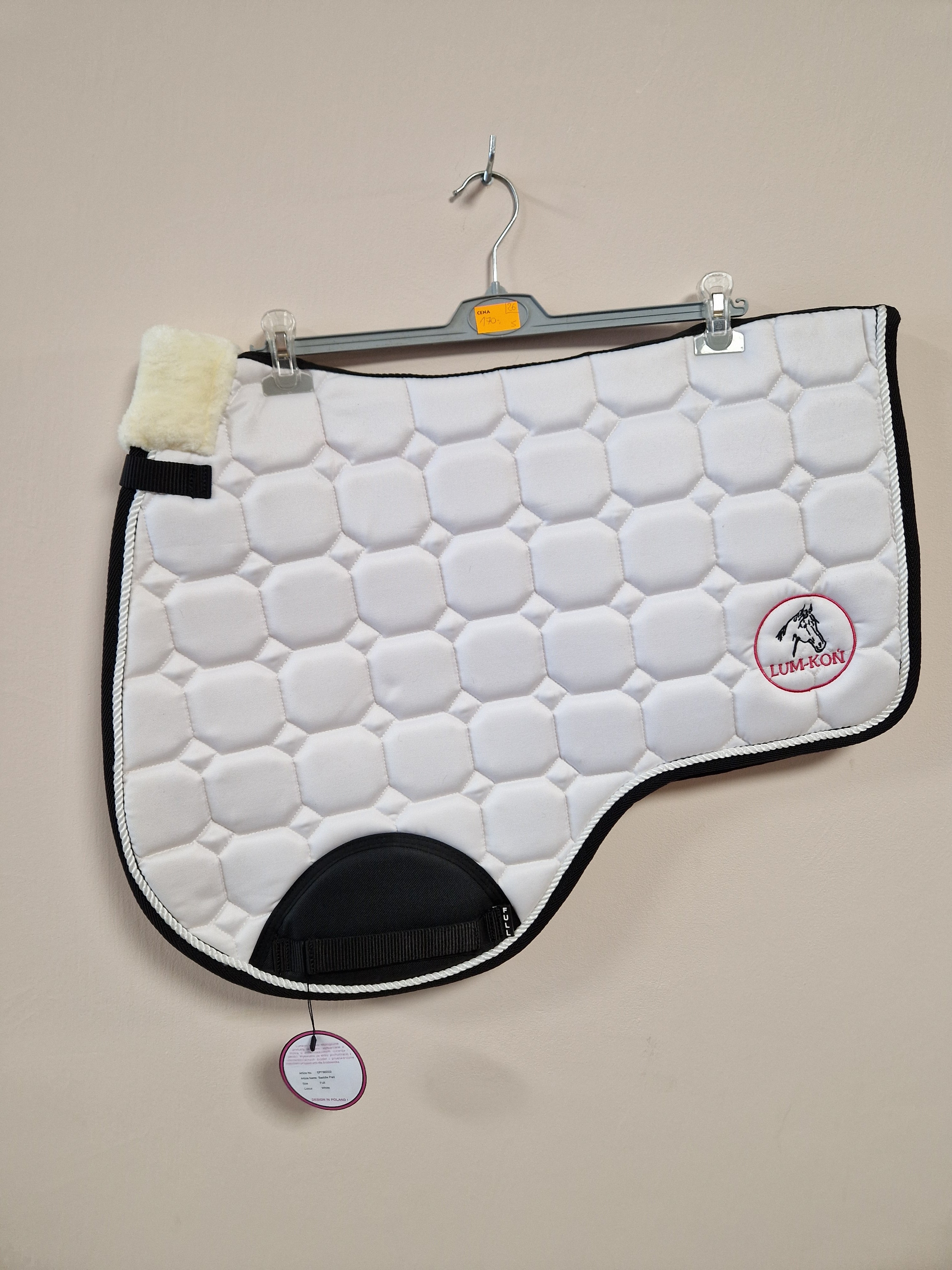 Czaprak skokowy Jump Comfort Frost White