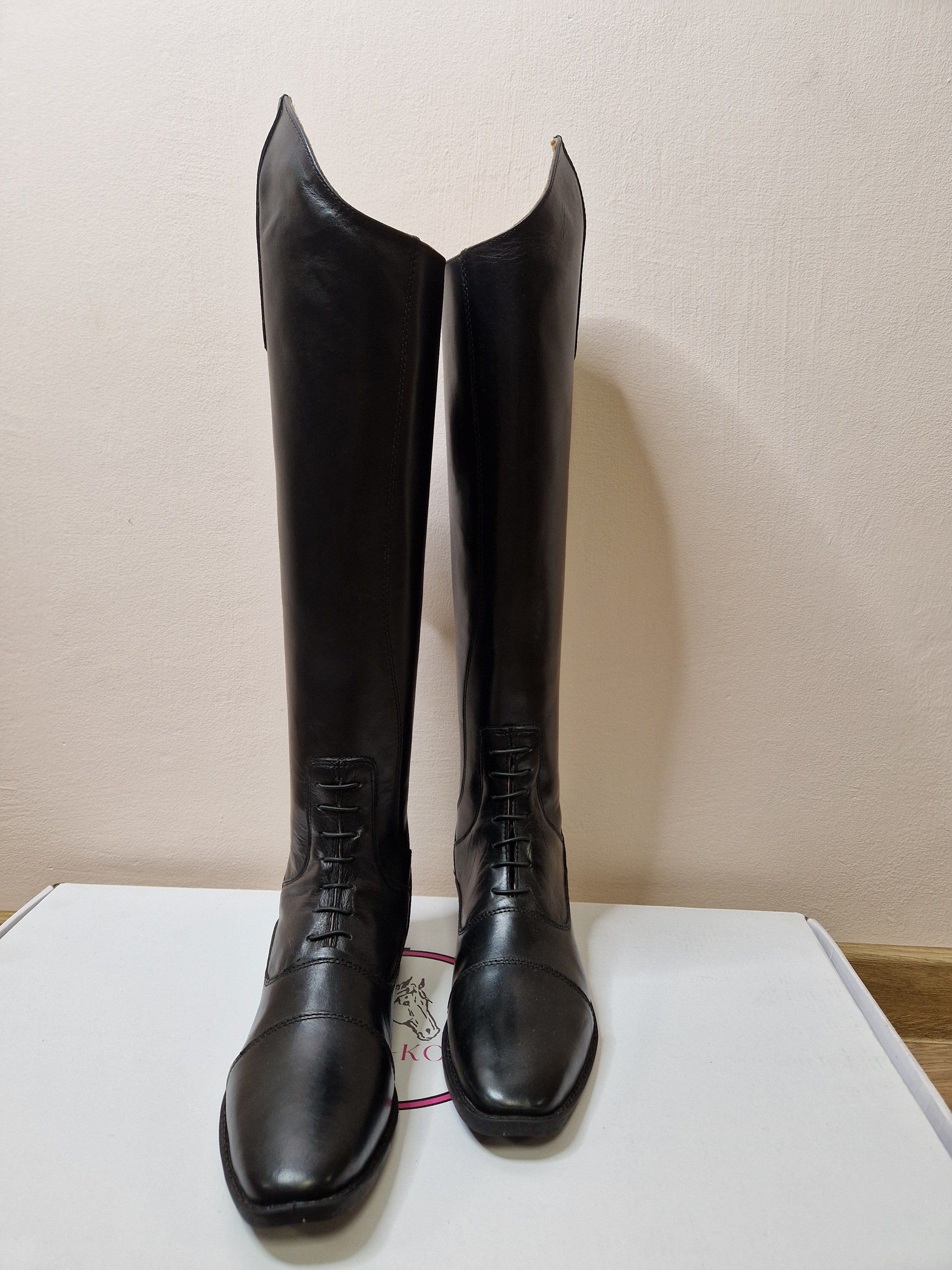 Oficerki Skórzane Royal Contour Black