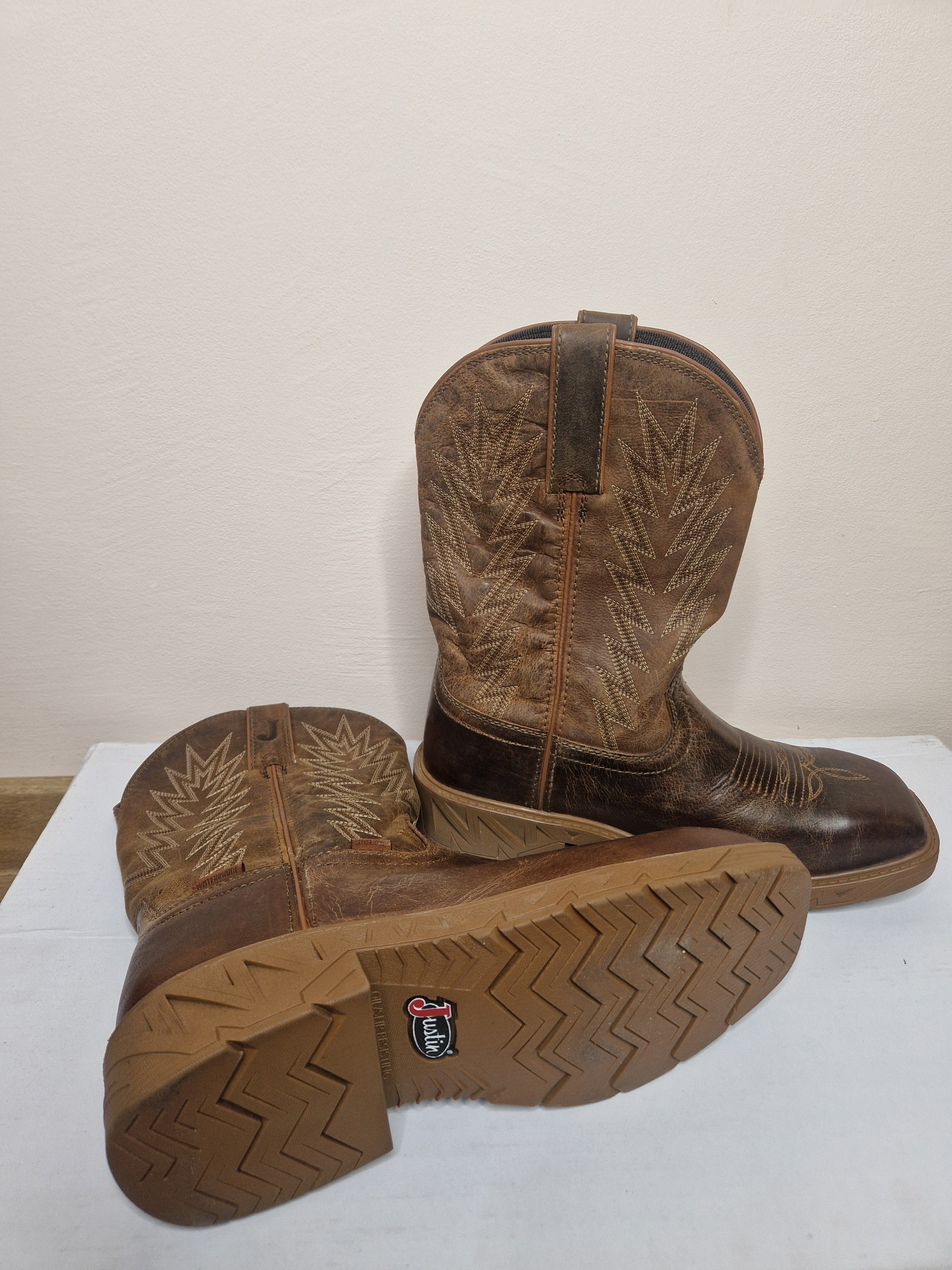 Kowbojki marki Justin Light Brown