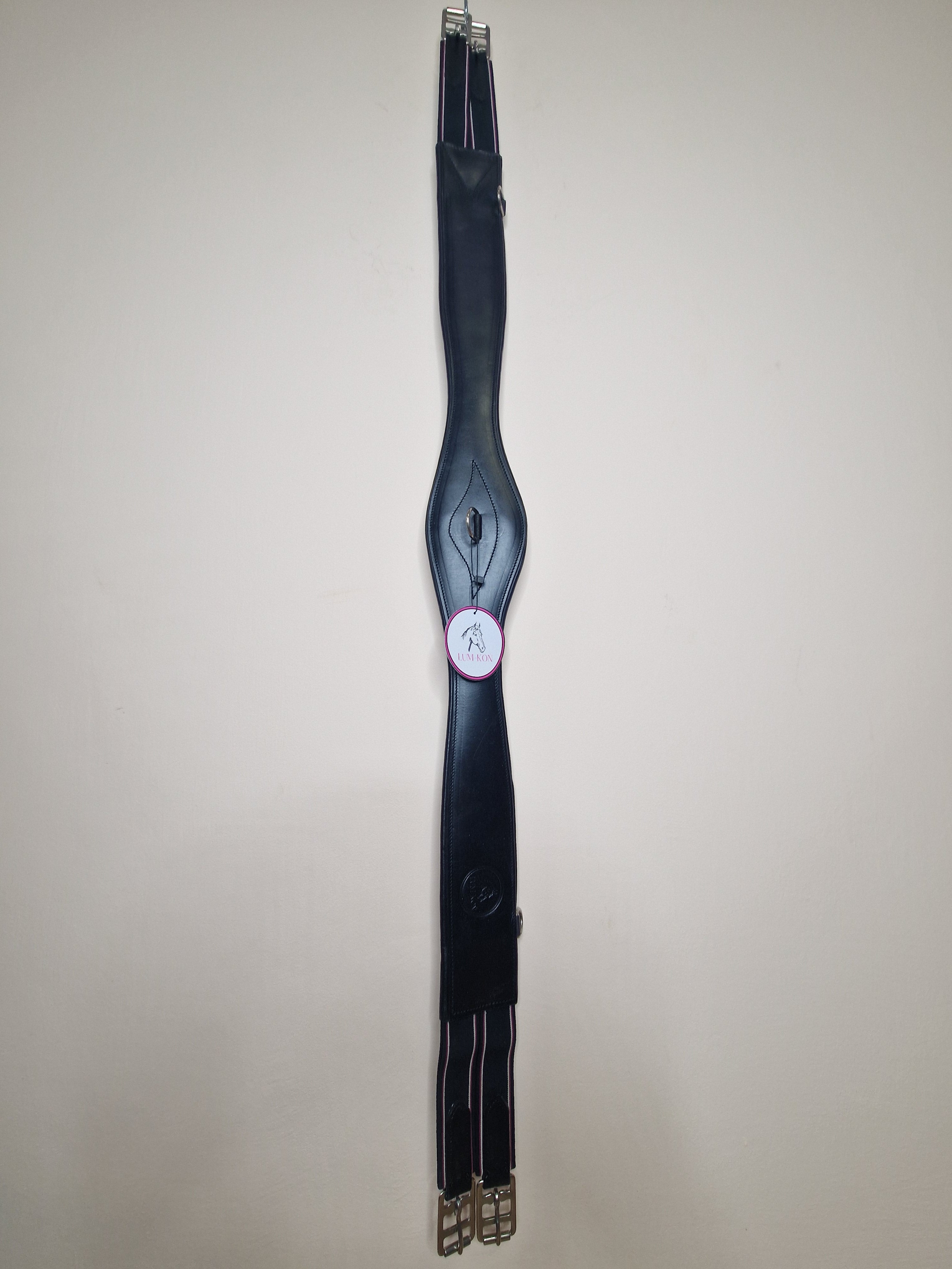 Popręg Anatomic Black SLIM