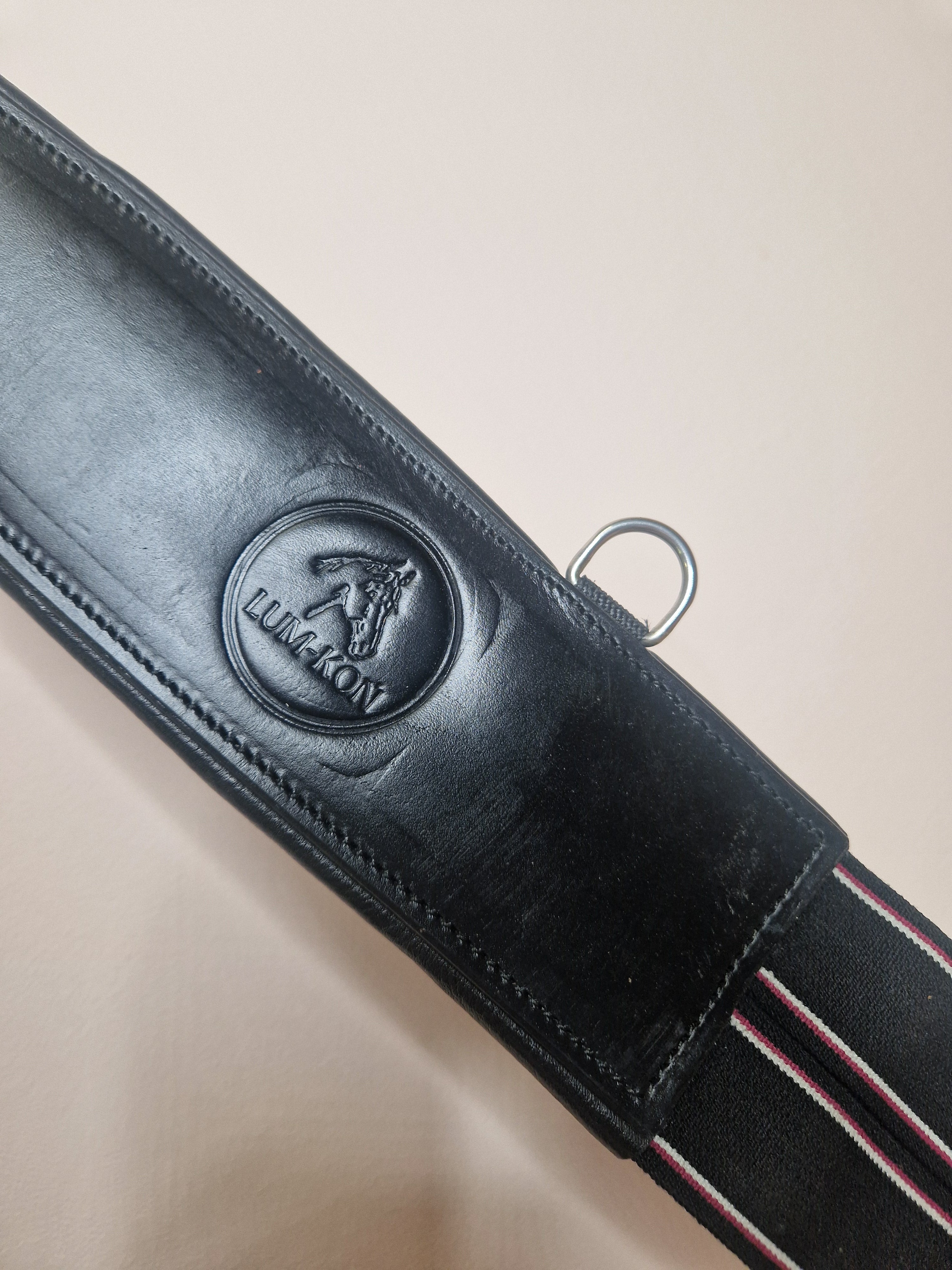 Popręg Anatomic Black SLIM