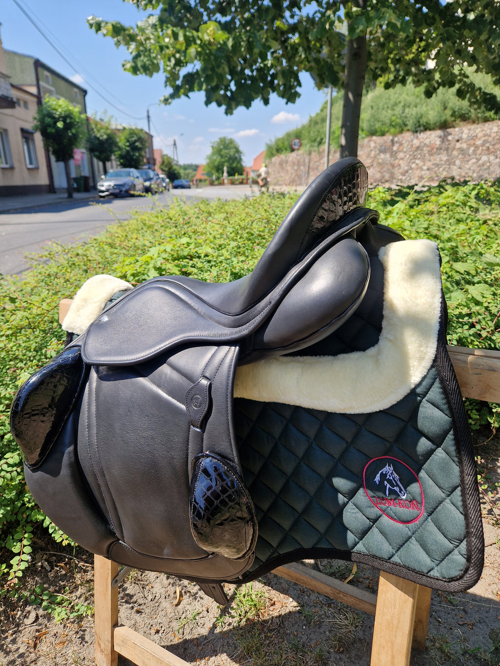 Siodło Crossowe Snake Pattern black