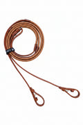 Wodze Lum Koń "GripFlex" Black Caramel