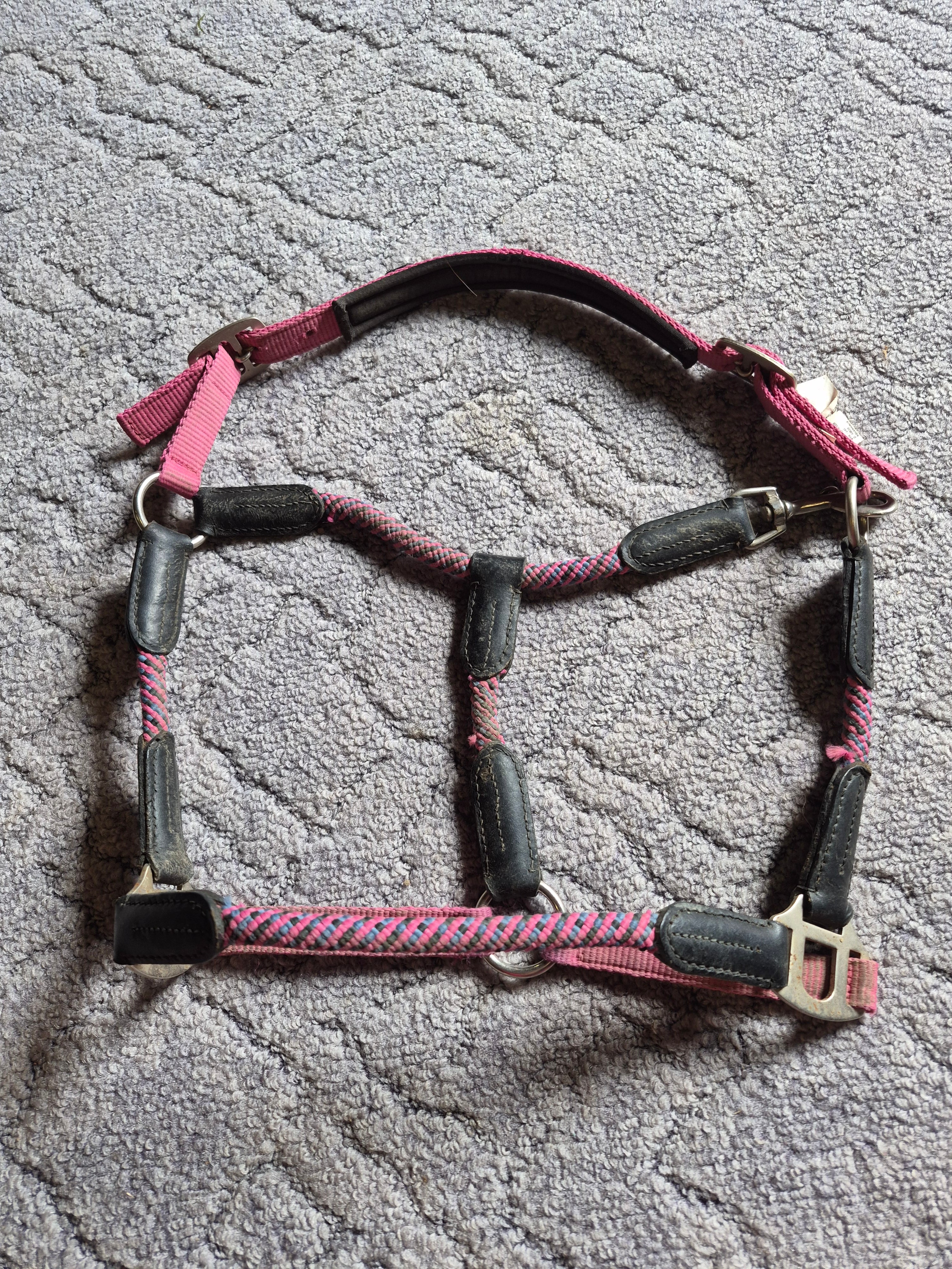 Kantar pony wypas różowy