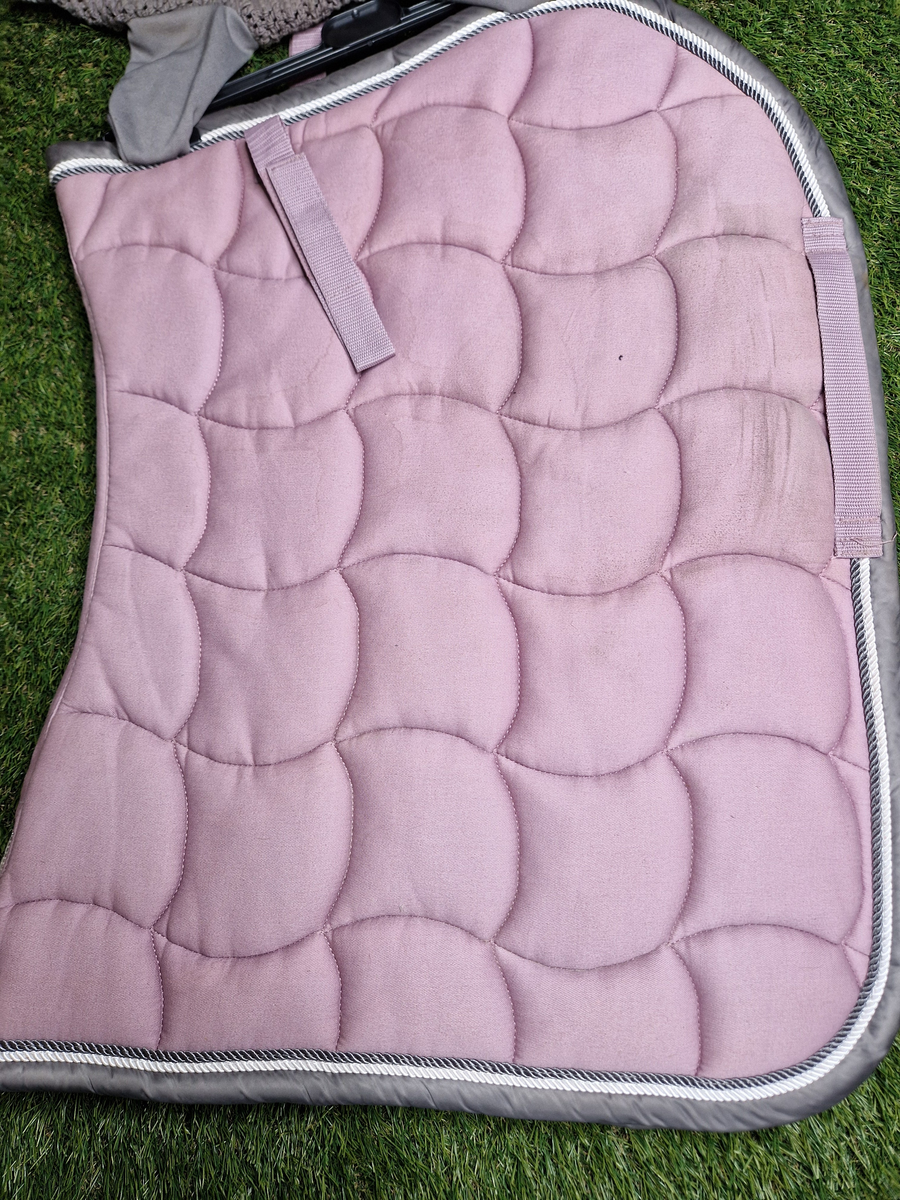 Zestaw vs czaprak + Nauszniki full Eskadron Performance Orchidmauve