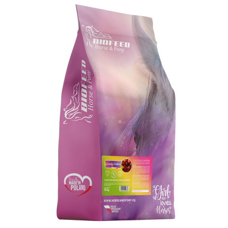 Smakołyki BIOFEED Horse & Pony Candy Cookies Unicorn Mix 20 kg
Smakowo-kolorowy mix Przysmaki dla konia