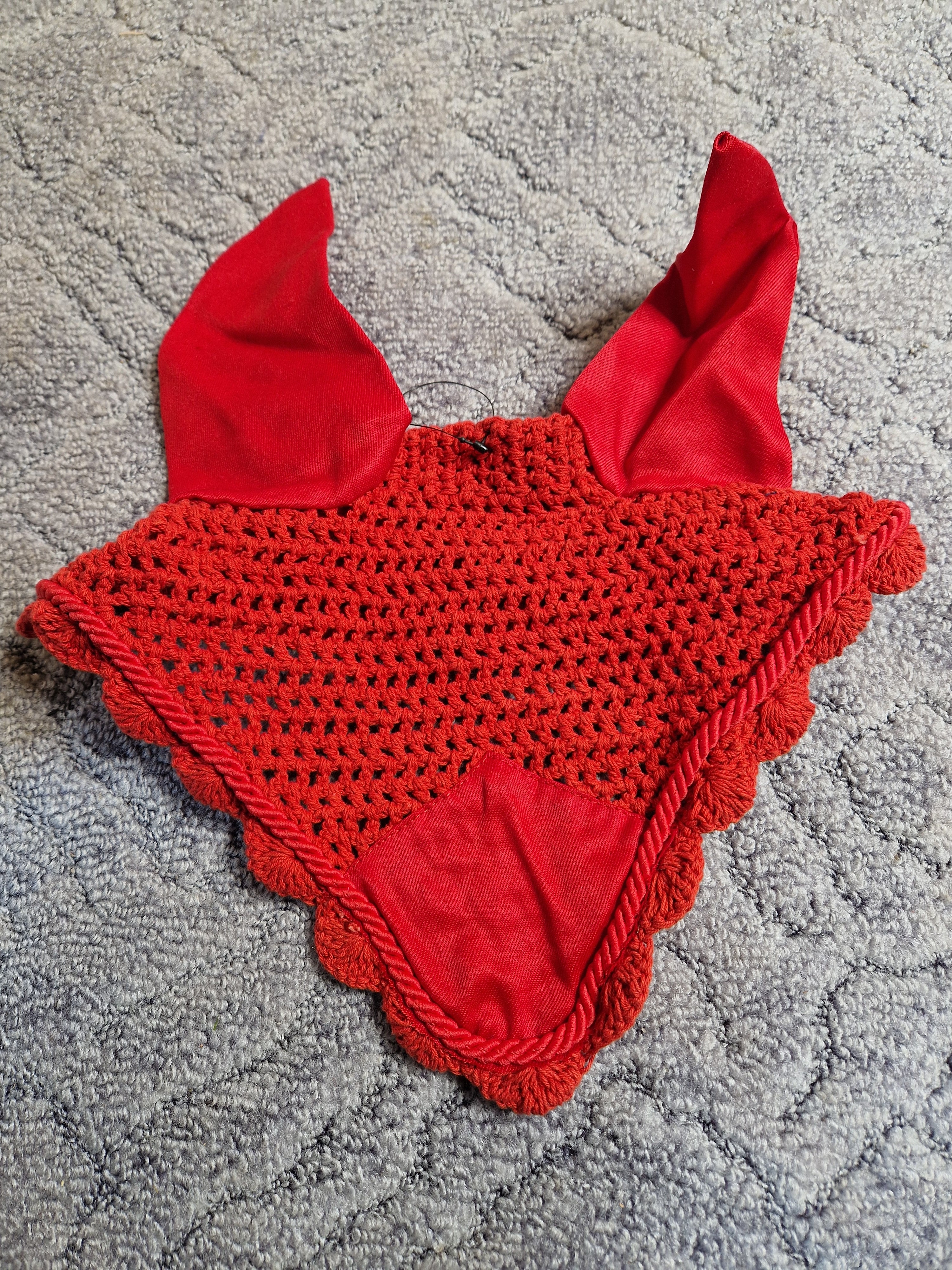 Nauszniki czerwony full