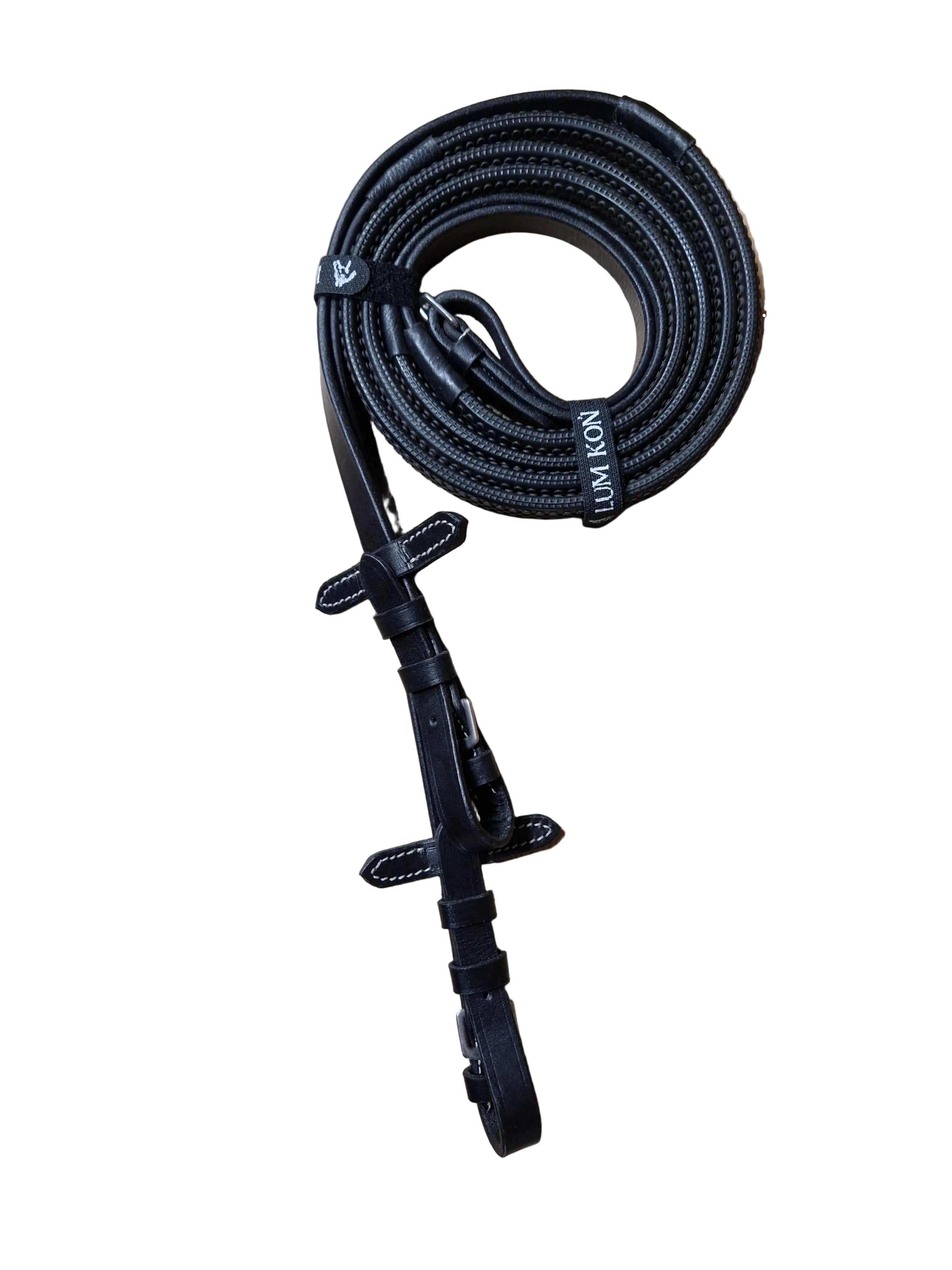 Wodze LUM-KOŃ Classic Grip Black