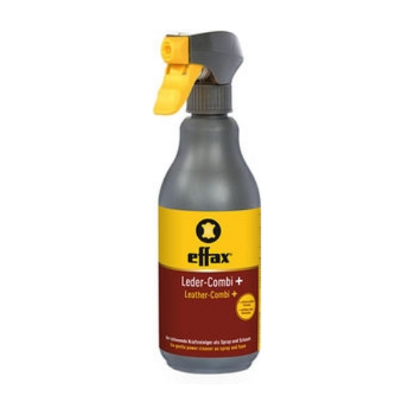 EFFAX LEATHER COMBI + Beztłuszczowy preparat do czyszczenia skór 500ml