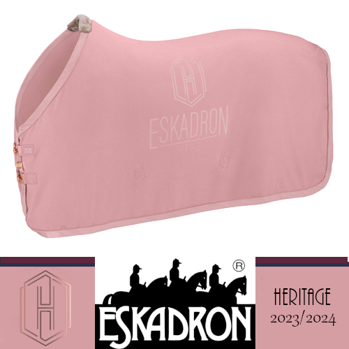 Derka eskadron polarowa 125 cm HERITAGE peal Rose Nowa