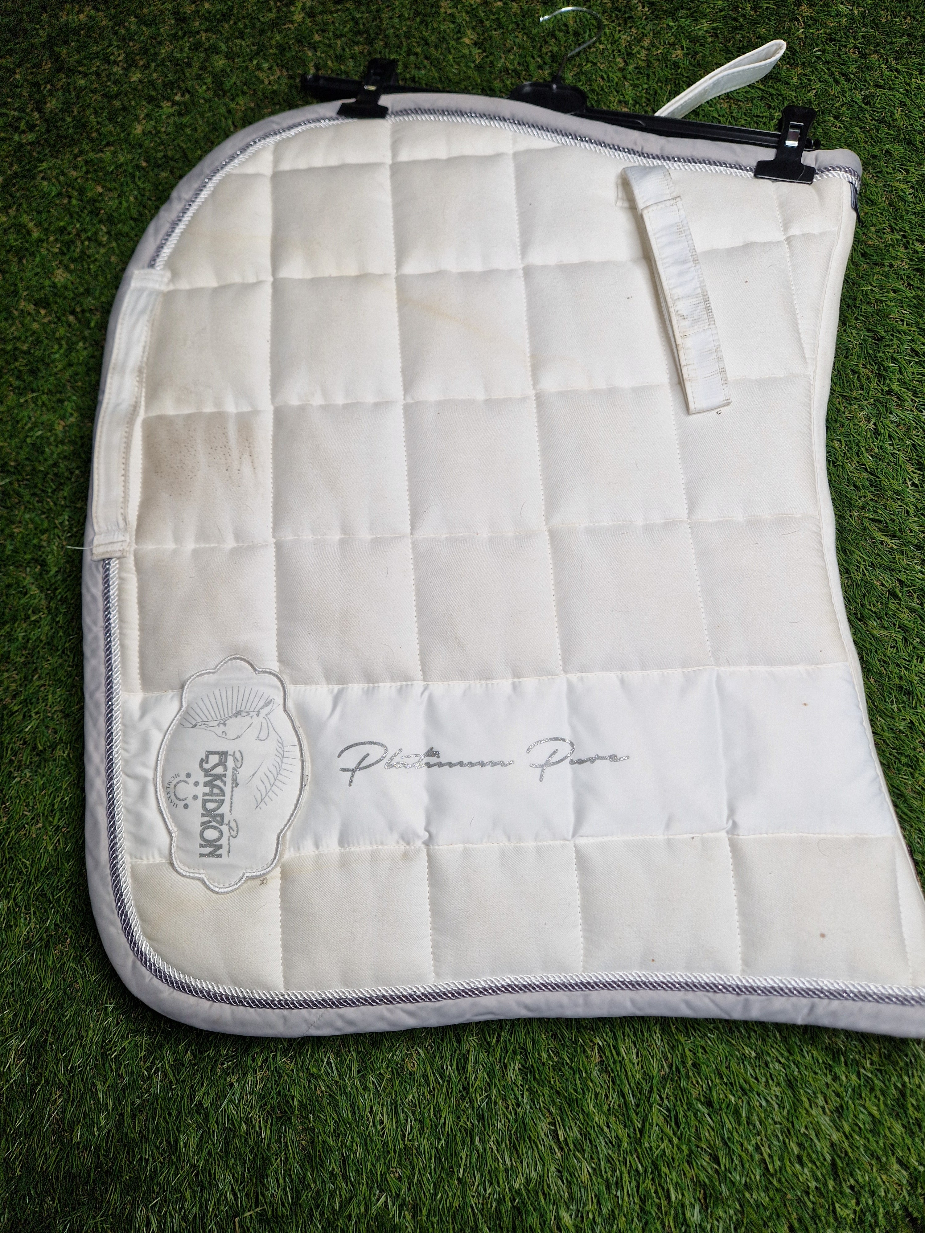 Czaprak Eskadron VS  COTTON BIG SQUARE " Platinum PURE "