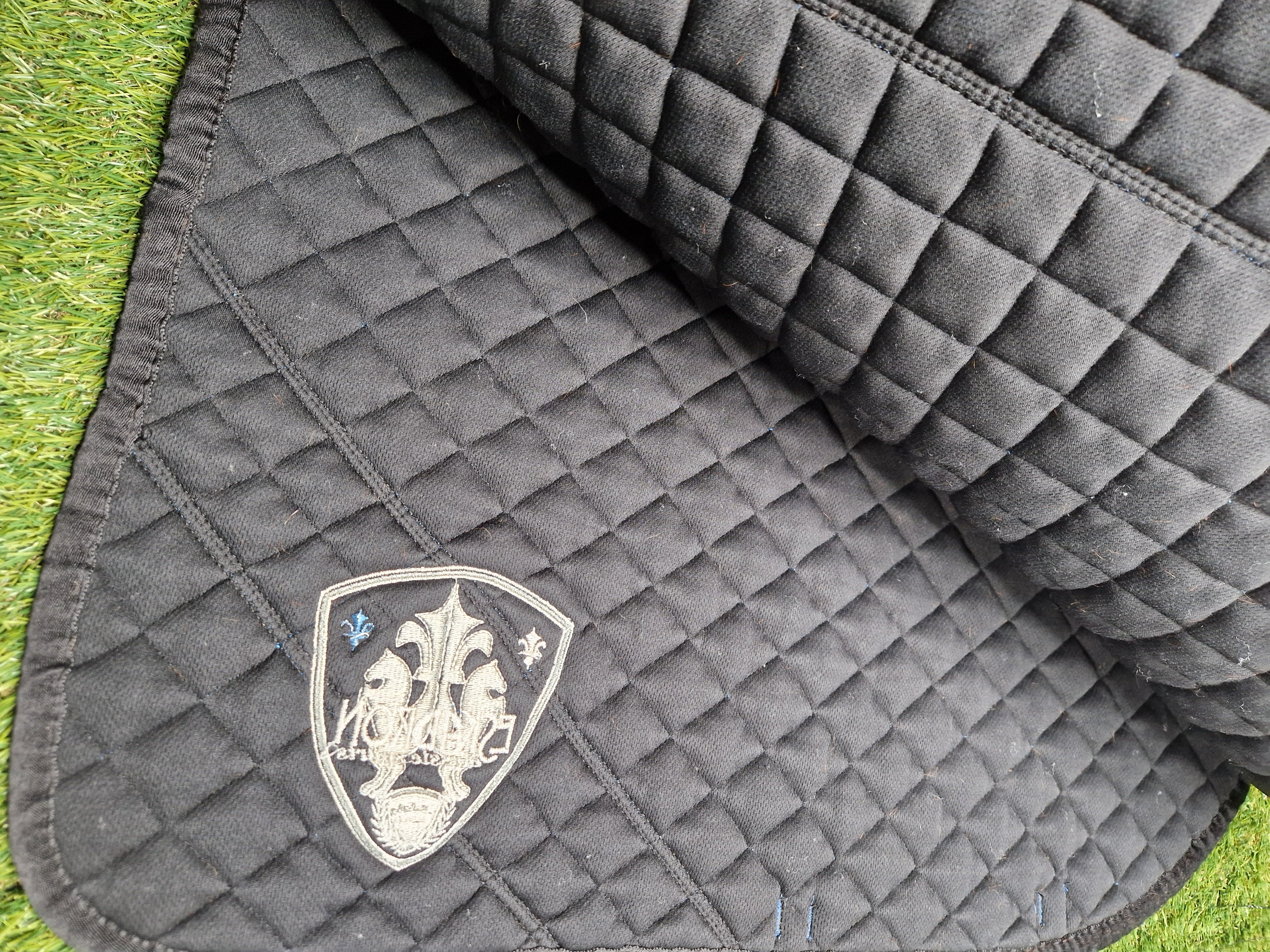 Komplet ESKADRON  Bicolor Petrol czaprak vs  +Owijki full