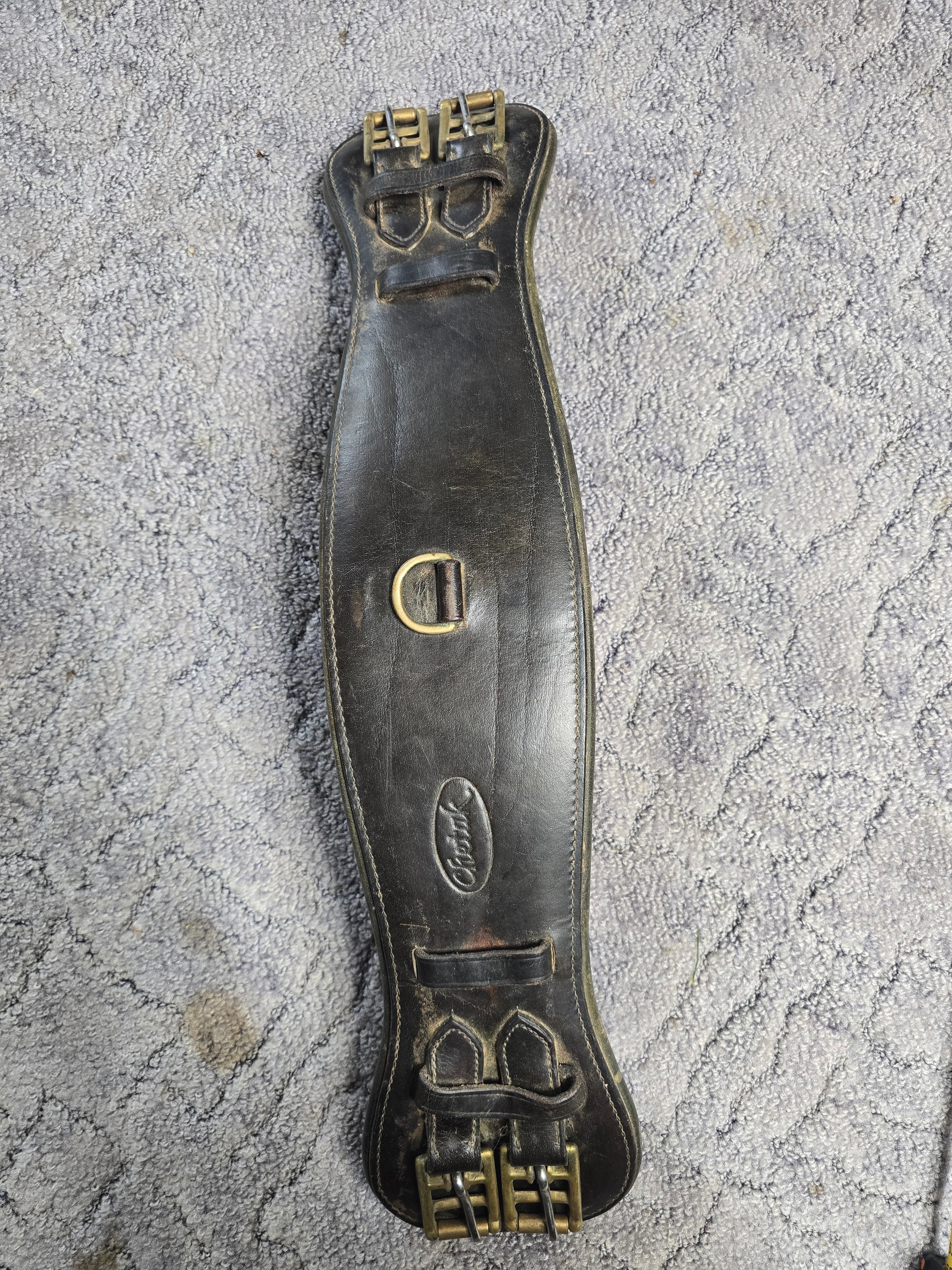 Popręg skórzany 62 cm