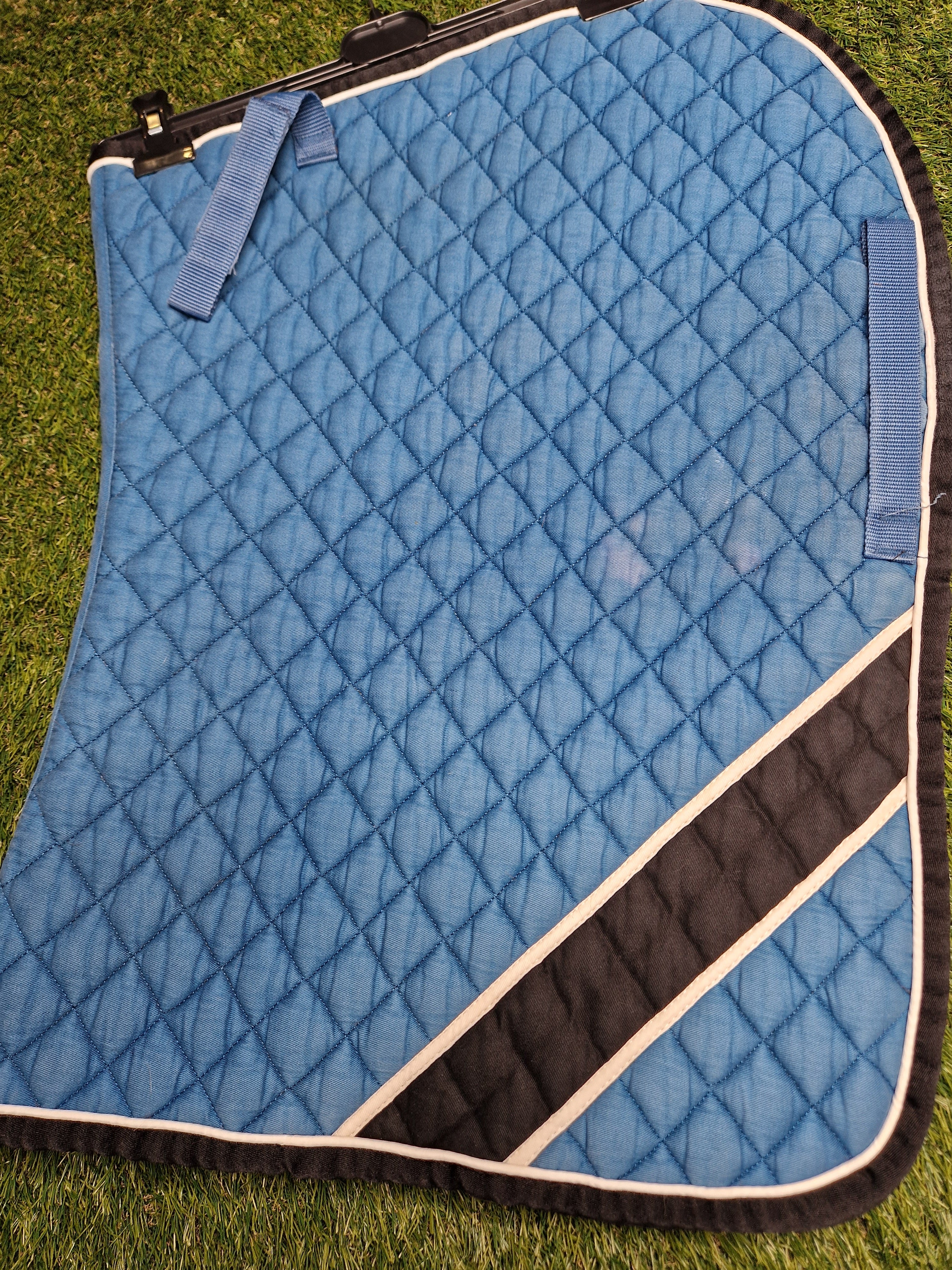 Komplet ESKADRON  Bicolor Petrol czaprak vs  +Owijki full