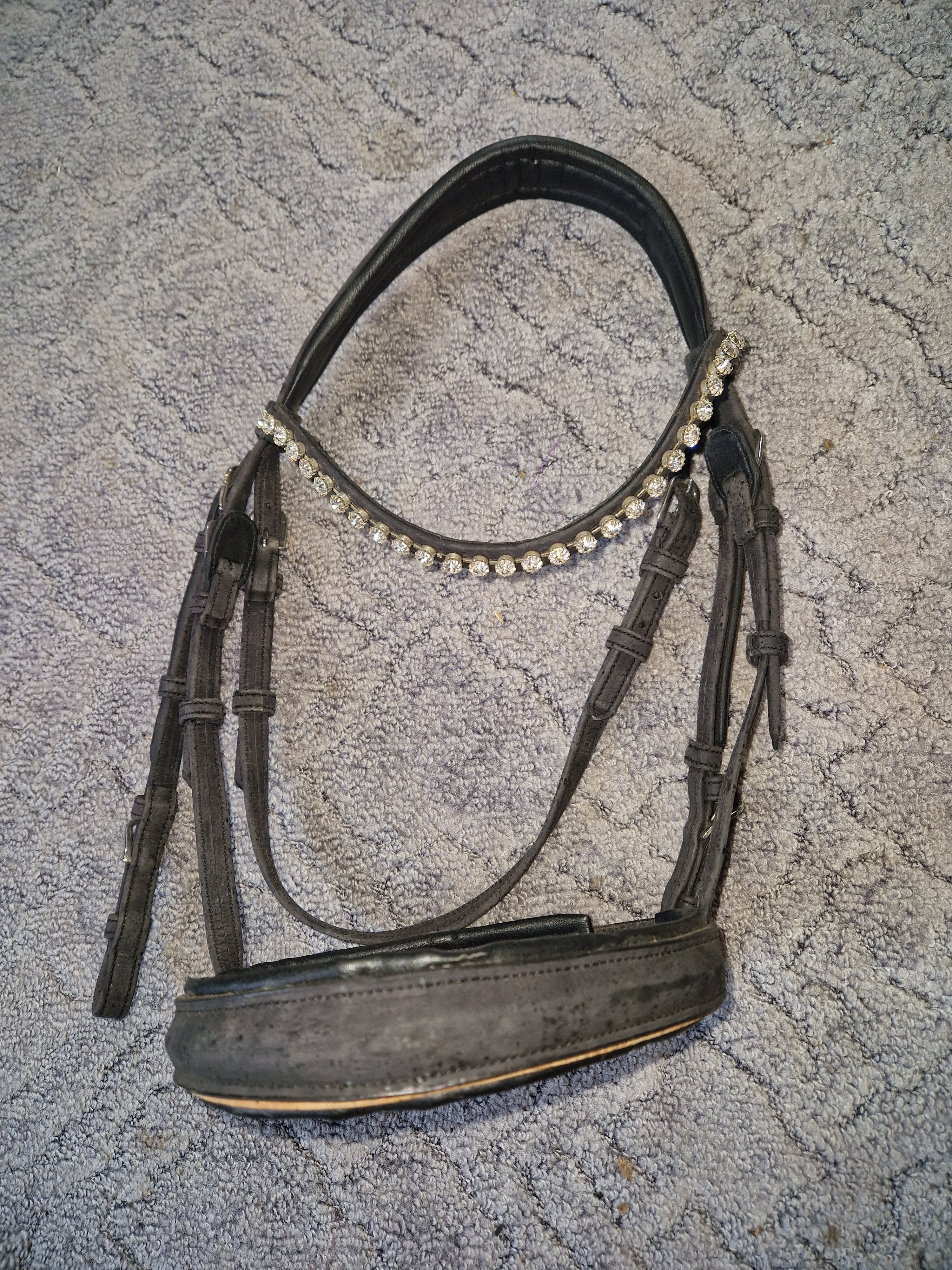 Ogłowie KAVALKADE MAT cob/full