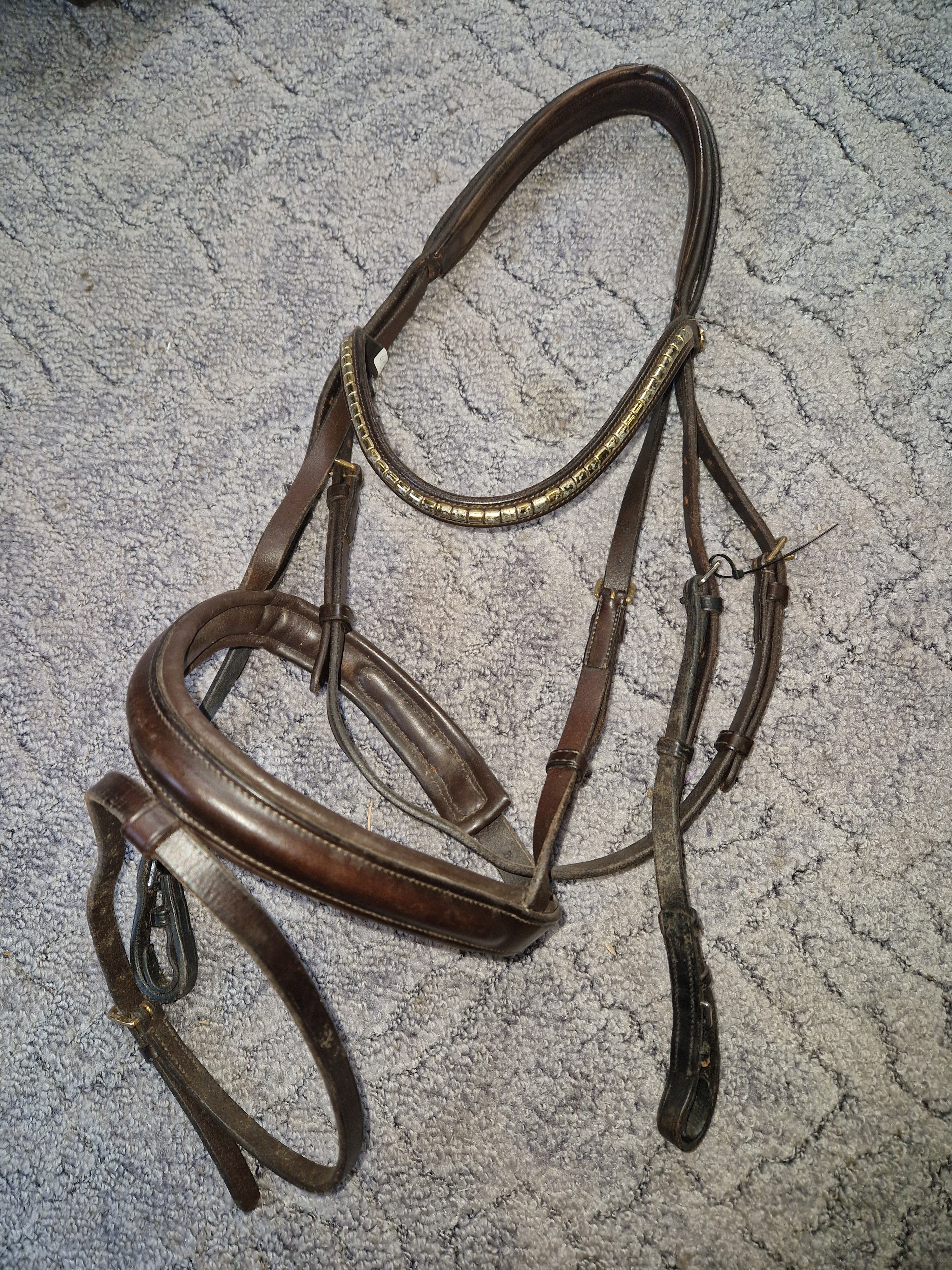 Ogłowie czekoladowe Schöckemohle cob/full