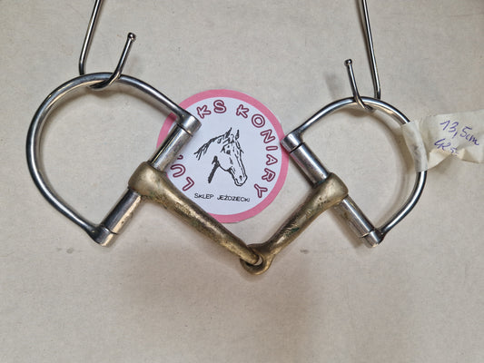 Wędzidło SPRENGER SENSOGAN Pojedynczo łamane D- ring 13,5 cm