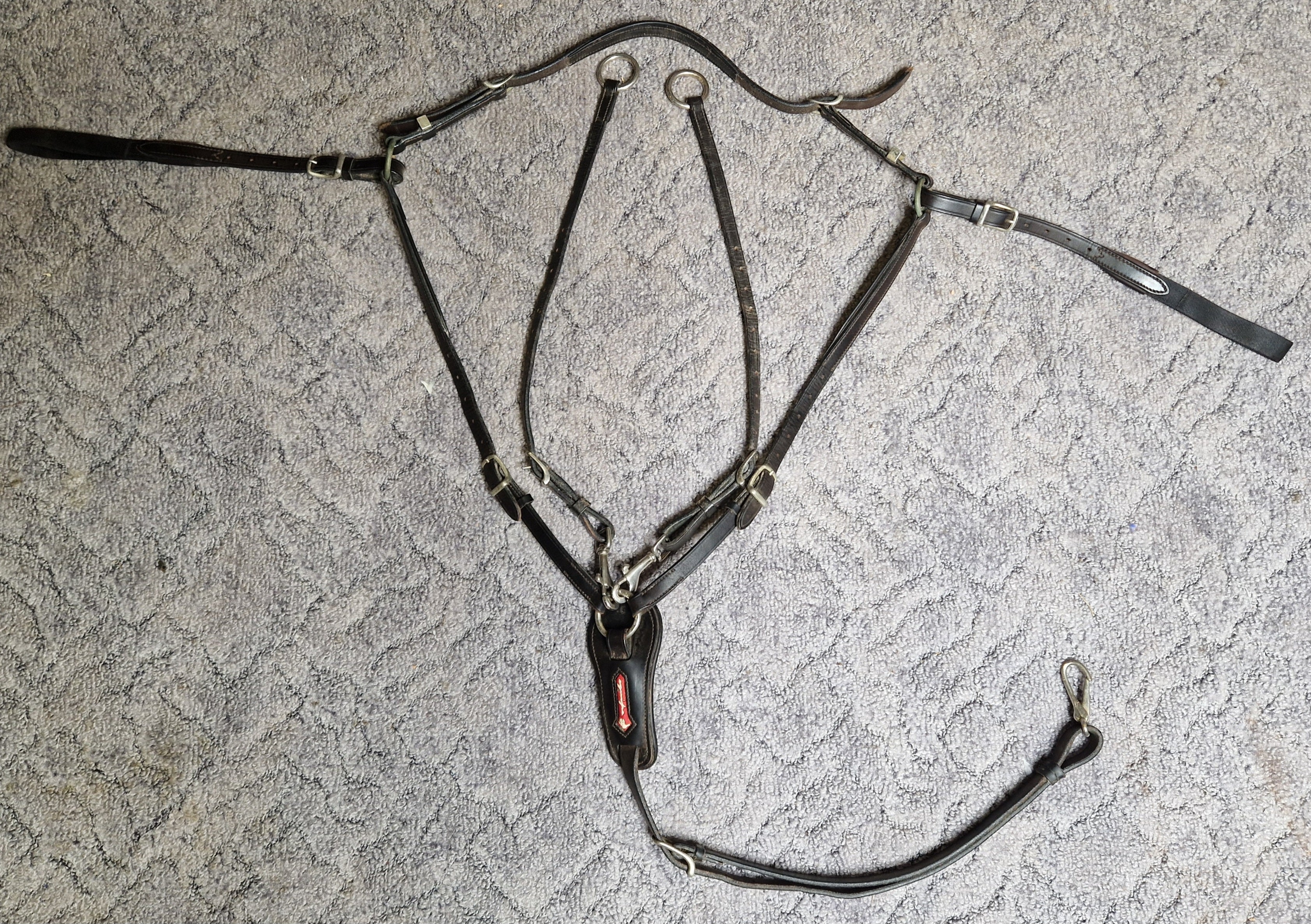 Napierśnik 5 punkowy premiere COB/FULL bardzo ciemnym braz