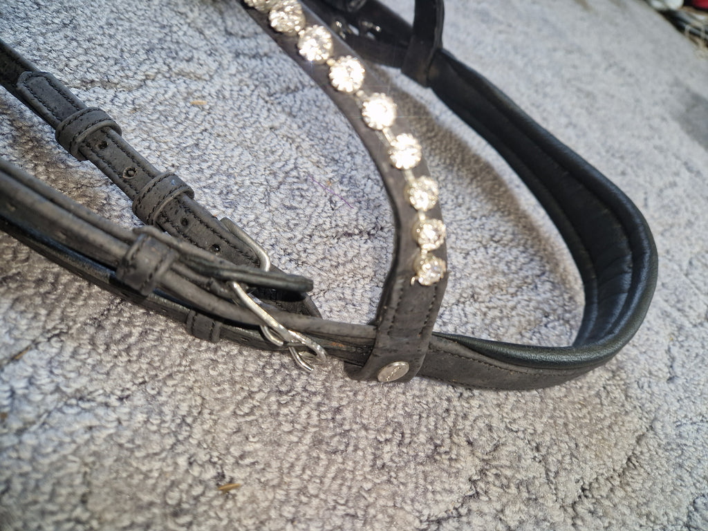 Ogłowie KAVALKADE MAT cob/full